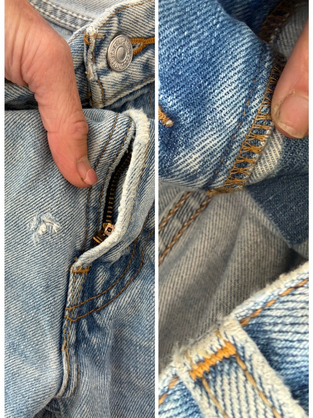 Vintage Levi’s 550 Relaxed Fit Jeans W30 L30 100% Cotton Light Wash Y2K - Picture 9 of 9